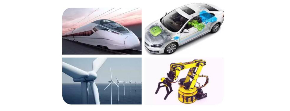 高鐵、新能源汽車、風(fēng)力發(fā)電、機(jī)器人、5G基站用IGBT模塊 